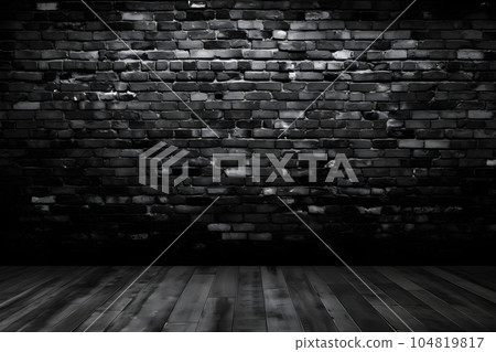 設計用黑磚牆,深色背景 設計用黑磚牆,深色背景 104819817