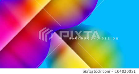 Colorful circle abstract background. Template for wallpaper, banner, presentation, background 104820051