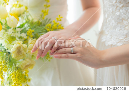 Wedding image of two women 104820926