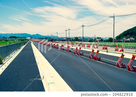 4車道高速公路建設 埼玉縣道27號 東松山鴻巢線 2023.07 b-3 強調暖色和冷色 104822918