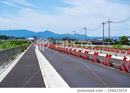 4-lane highway construction Saitama Prefectural Road No. 27 Higashi-Matsuyama Konosu Line 2023.07 c-1 104823019