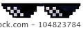 Suspicious pixelated sunglasses 104823784