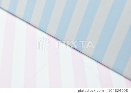 closeup stripe pink and blue paper box, package for design closeup stripe pink and blue paper box, package for design 104824908