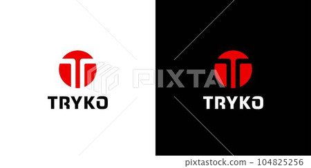 Modern and strong letter T initials logo design 5 Modern and strong letter T initials logo design 5 104825256