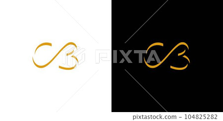 modern and unique handwritten letter CB initials logo design modern and unique handwritten letter CB initials logo design 104825282