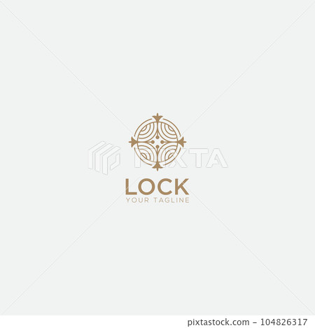 pattern simple lock arrow logo pattern simple lock arrow logo 104826317