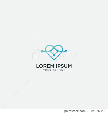 Med Lab Heart logo healthy medicine Med Lab Heart logo healthy medicine 104826348