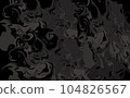 Chic and cool background texture with black marble pattern 104826567