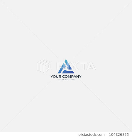 Agile letter A logo recycle Agile letter A logo recycle 104826855