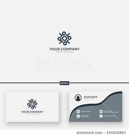 digital Connection technology logo with TC TP logo digital Connection technology logo with TC TP logo 104826865