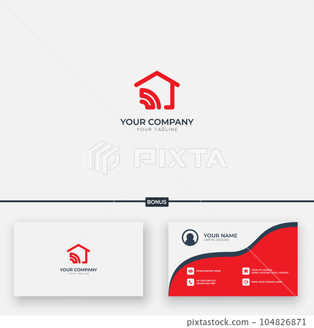 Home logo simple Connection House icon logo - Stock Illustration ...
