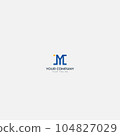 simple monogram ML logo simple 104827029