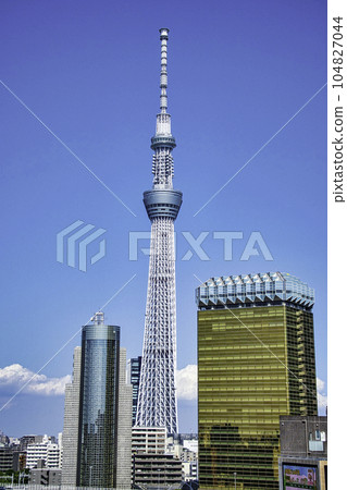 淺草 淺草文化觀光中心 從展望台眺望東京晴空塔 104827044