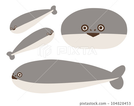 可愛的 Sakaban Baspis 修復模型組 / 手寫插圖素材 104828453