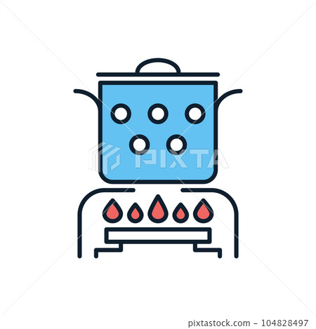 Hot cooking food related vector icon Hot cooking food related vector icon 104828497
