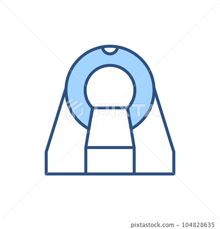 MRI related vector icon. 104828635