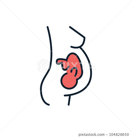 Pregnancy related vector icon. Pregnancy related vector icon. 104828650