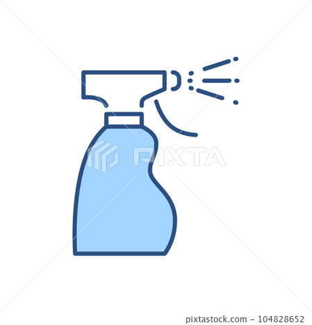 Medical spray disinfector vector icon Medical spray disinfector vector icon 104828652