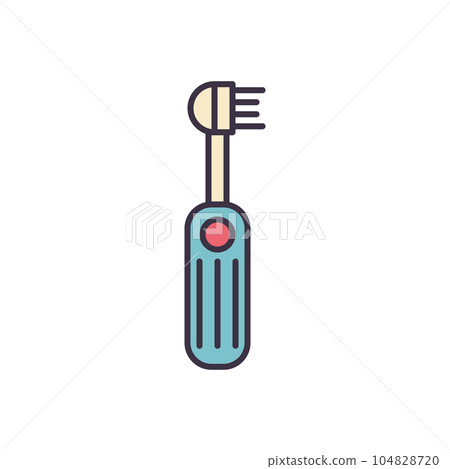 Electric Toothbrush Icon 104828720