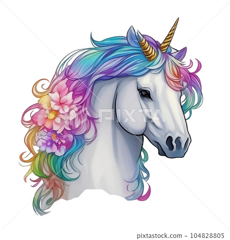 unicorn   illustration with unicorn 104828805