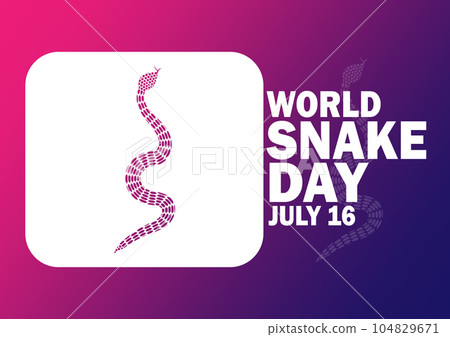 World Snake Day Vector illustration-插圖素材 [104829671] - PIXTA圖庫