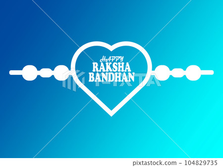 Happy Raksha Bandhan Vector illustration 104829735