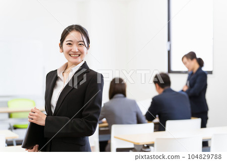 New employees, new graduates, newcomers, business women in the office / conference room (job hunting) New employees, new graduates, newcomers, business women in the office / conference room (job hunting) 104829788