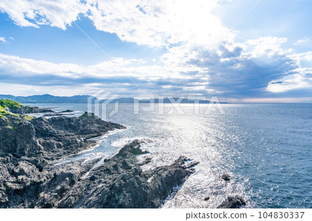 Higamazaki, the northern tip of the Tsugaru Peninsula, a scenic spot 104830337