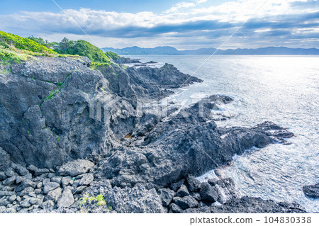 Higamazaki, the northern tip of the Tsugaru Peninsula, a scenic spot 104830338