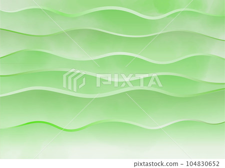 Refreshing flow, curved image texture green 104830652