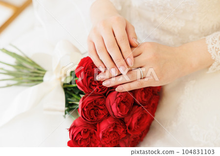 Image material of the bride entering at the wedding hall Virgin Road 104831103