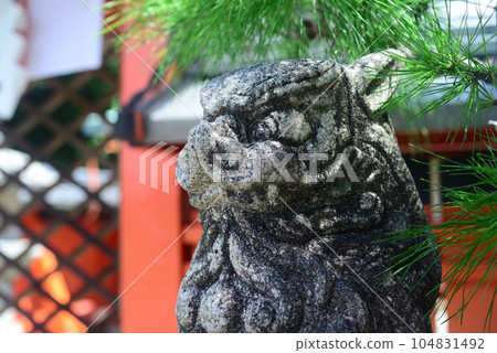 Komainu Ungata of Fukuouji Shrine, Kyoto Fukuoji Shrine Komainu Ungata of Fukuouji Shrine, Kyoto Fukuoji Shrine 104831492
