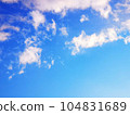 White clouds floating in the blue sky 104831689