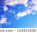 blue sky and white clouds 104831690