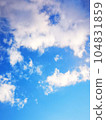 Blue sky with clouds 104831859