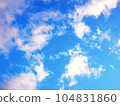 Blue sky and white clouds 104831860
