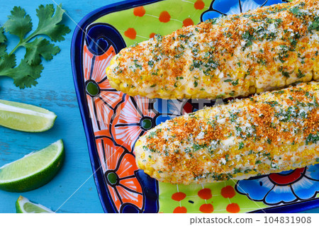 墨西哥美食 Elote Mexicano 墨西哥美食 Elote Mexicano 104831908