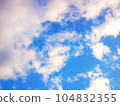 White clouds and sky 104832355