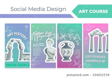 Network stories collection for art course offer 104832539