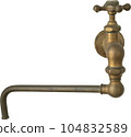 metal vintage faucet 104832589