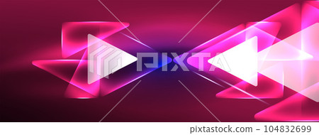 Neon lights hacking geometric background, virtual reality or artificial intelligence concept, cyberpunk geometric template for wallpaper, banner, presentation, background Neon lights hacking geometric background, virtual reality or artificial intelligence concept, cyberpunk geometric template for wallpaper, banner, presentation, background 104832699