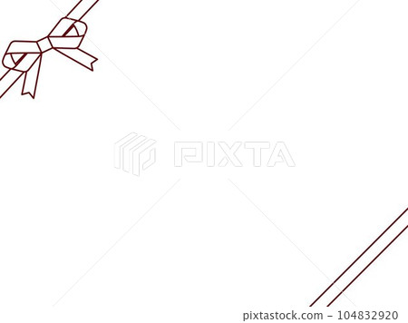 Ribbon 037-1 Tied Slanted Feather F 104832920