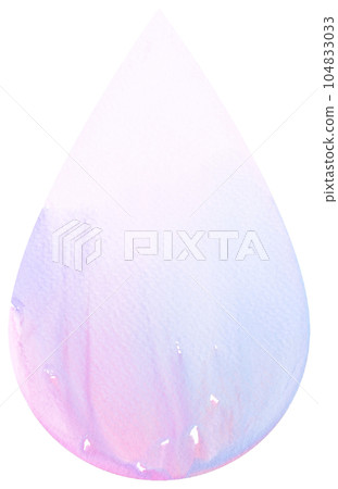 Watercolor of water drop, digital hand painted. Watercolor of water drop, digital hand painted. 104833033