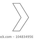 simple arrow 104834956