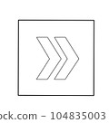 Boxed fast-forward icon 104835003