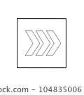 Boxed fast-forward mark 104835006