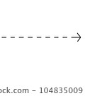 simple line arrow 104835009