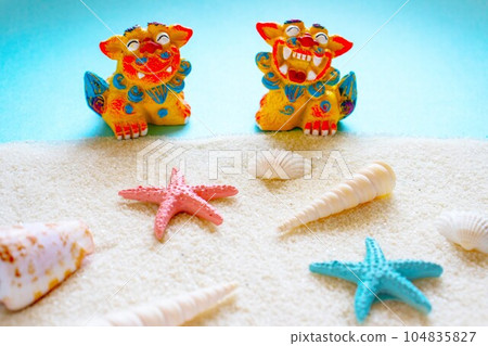 夏季沖繩海灘形象 夏季沖繩海灘形象 104835827