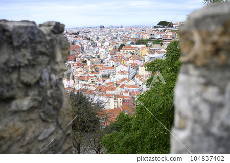 Top view of roofs in granada 104837402