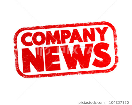 Company News text stamp, concept background Company News text stamp, concept background 104837520